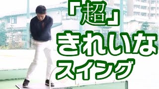 Score personal golf lesson代表　新井淳のデモンストレーション