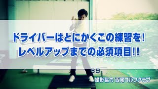 ドライバーはとにかくこの練習を！レベルアップまでの必須項目！！