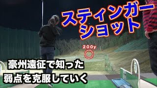 【最終兵器！！】これが今年モノにする技術・スティンガーショットだ！！