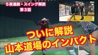 【衝撃！！】これが山本道場ネイティブスイングのインパクトイメージだ！！５夜連続・第３話