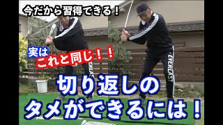 【欧米人の特徴の！！】技術も見た目もカッコイイ切り返しのタメはこうすればできる！！①