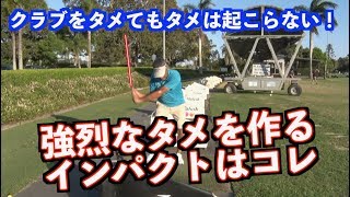 【これがインパクトの瞬間！！】ゴルファーが感じるインパクトはこれだ！！