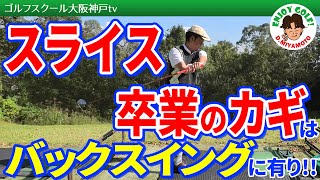 【ゴルフスイング レッスン動画】スライスの原因はバックスイングにある！アイアンドライバーショット基本