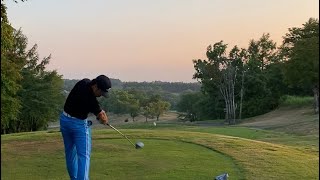 夕焼けにティーショット#shorts