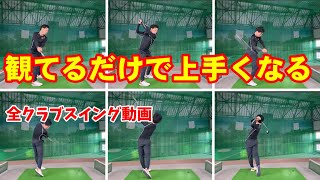 【イメトレスイング動画】キレキレスイングの方法　１３本打っているだけの動画です