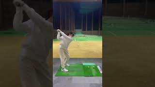 ヘッドを遅らせて打ったら飛距離が伸びたよ‼️