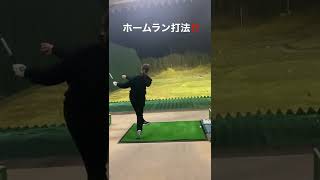 バッティング練習をそのままやってみたホームラン打法⁉️