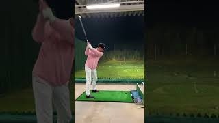 左へ行かないスイングを身につける❗️