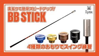【飛距離アップ】素振りで簡単スピードアップ！BB STICK【練習器具】
