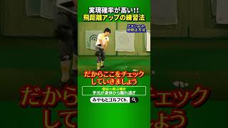 72歳の方でも平均飛距離+50Yした飛距離アップ！飛距離アップとはクラブを速く振ってまっすぐ飛ばすこと！ #Shorts