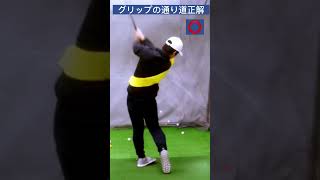 グリップの通り道の正解(ゴルフスイング)