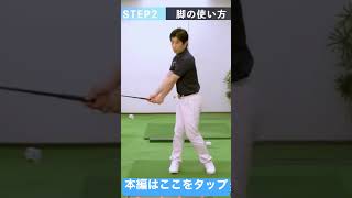 ゴルフスイングの脚の使い方(地球を回す)