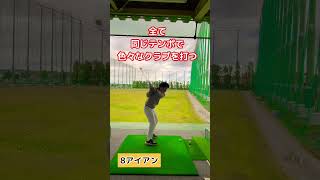 全てのクラブを同じテンポで打つとこうなります