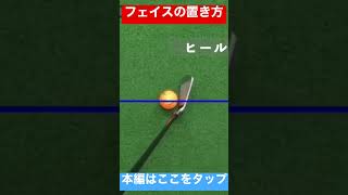 クラブの置き方の基本とは？(フェイスの何処にボールを合わせるのか)