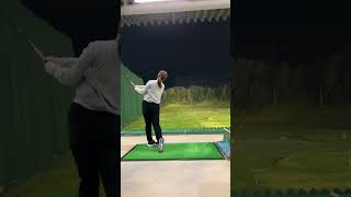 向かい風用に低い球練習してみた。