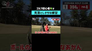 【ゴルフ】この練習を初心者のうちからしておくと見違えるほど上手くなる⛳️#shorts