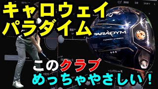 【キャロウェイパラダイム】このドライバー衝撃的に掴まる！！やさしさと操作性を持ち合わせた欲張りクラブをレビューします！