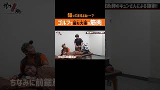 これ答えられない先生はヤバい…『ゴルフで最も大事な筋肉』#shorts