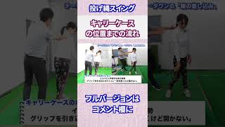 キャリーケースポジションまでの動きの流れ