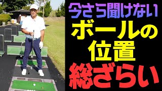 「振ったら勝手に当たる」ボールの位置を掴んでスピード上達【カンナと学ぶゴルフの基本】