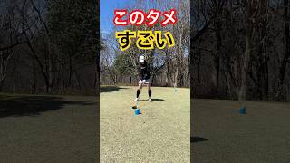 正面からみたらタメが分かる👀 #golf #ゴルフ #飛距離アップ