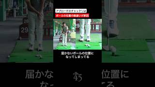 アプローチでミスする人はボールの位置を勘違いしている #片山晋呉 #golf #ゴルフ #shorts