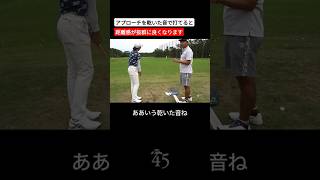 アプローチの距離感の良さは音で分かる #片山晋呉 #golf #ゴルフ #shorts