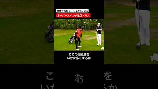 オーバースイングもスウェーも直せる回転ドリル #片山晋呉 #golf #ゴルフ #shorts