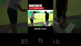 グリップは左手の形が良ければ自然と整います #片山晋呉 #golf #ゴルフ #shorts