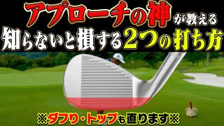 コレを知るとゴルフが確実に上手くなる！？ショット上達に直結する「２種類の打ち方・タイプ」の違いを分かりやすく解説します。【伊澤秀憲】【進藤大典】【進藤がゆく！】【かえで】【アプローチ】